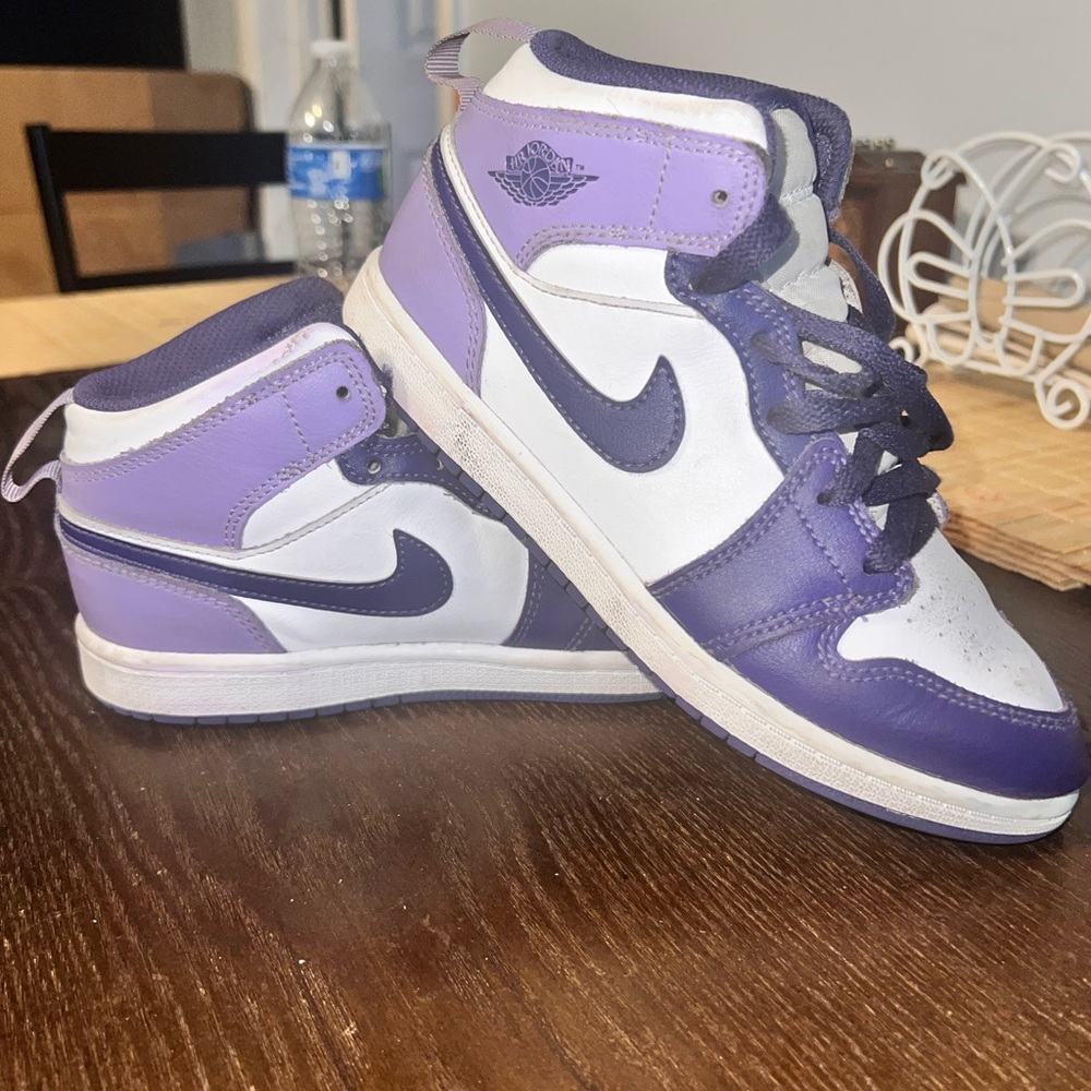 Air Jordan 1 Mid Sky J Purple Size 3Y